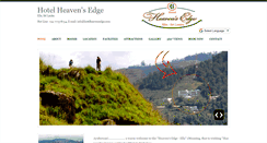 Desktop Screenshot of hotelheavensedge.com
